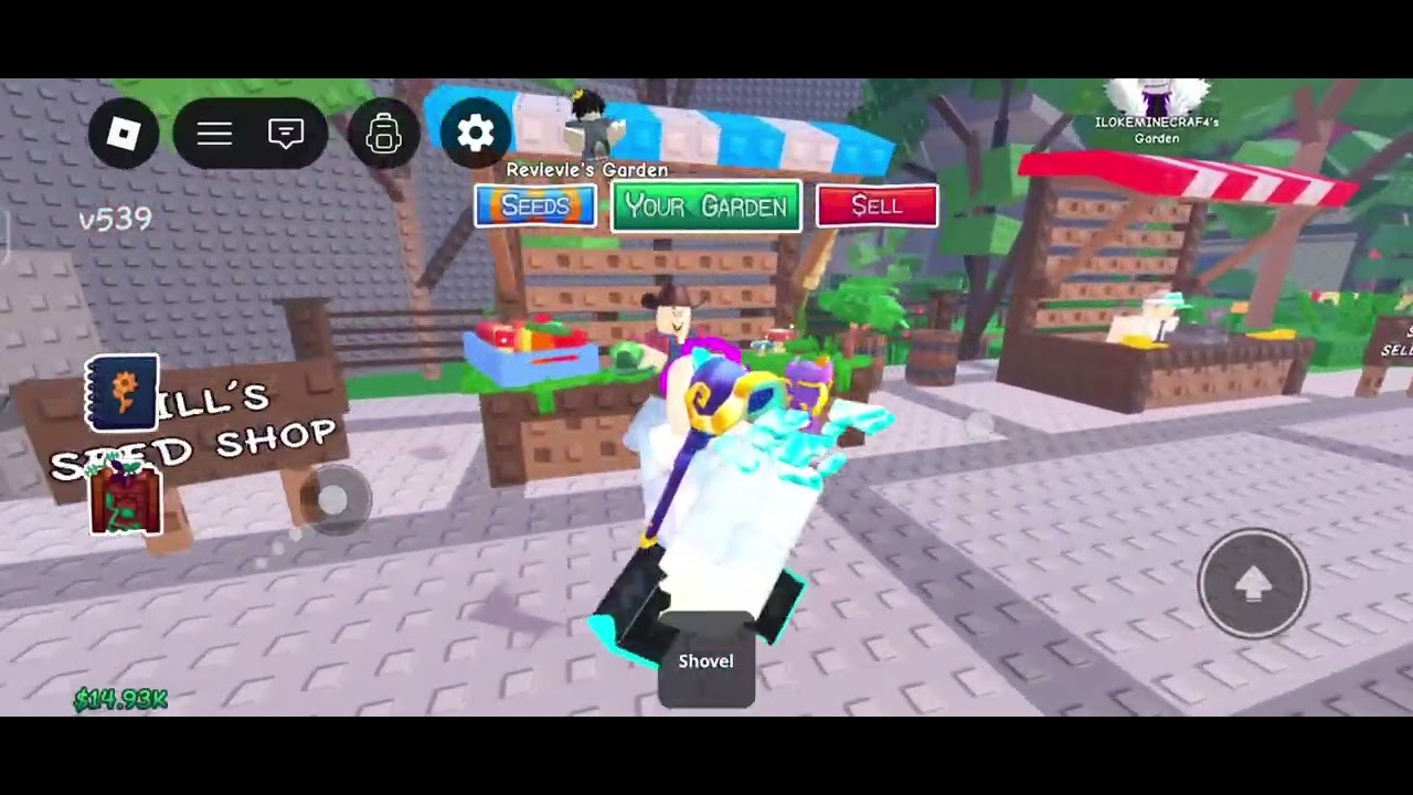 Playing garden horizons AKA grow a garden 2.0 #gameplay #roblox #games #gaming #grinding #robloxgame