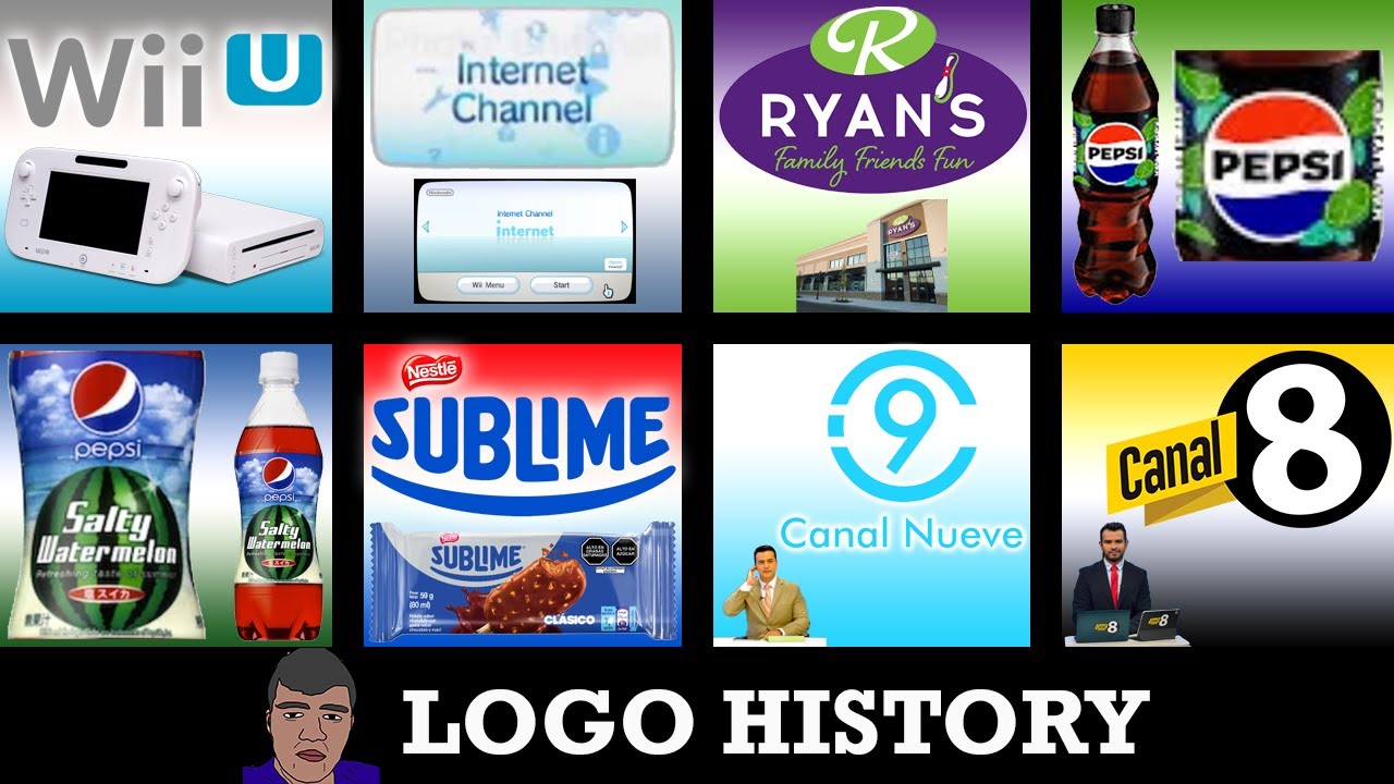 ИСТОРИЯ ЛОГОТИПА — Wii U, Sublime, Internet Channel, Ryan's Family Amusements и многое другое...