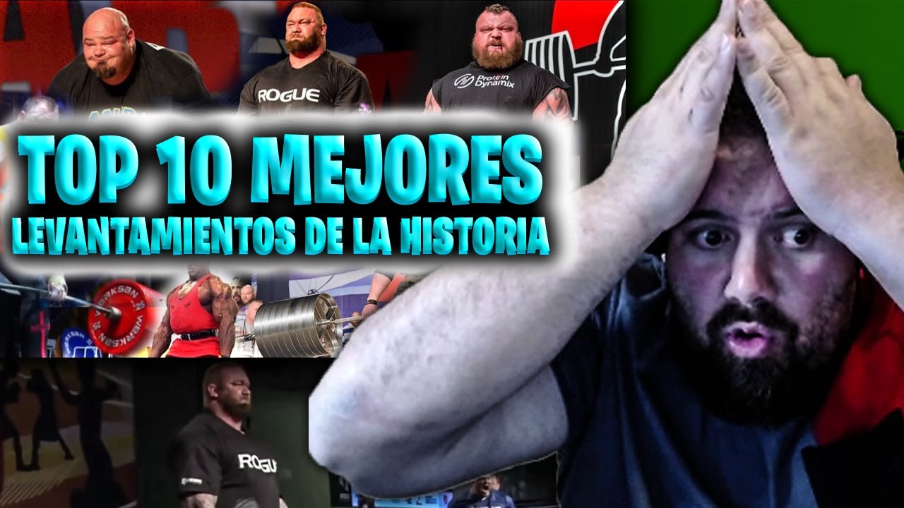 LOS 10 MEJORES LEVANTAMIENTO PESO MUERTO DE LA HISTORIA - 501KG