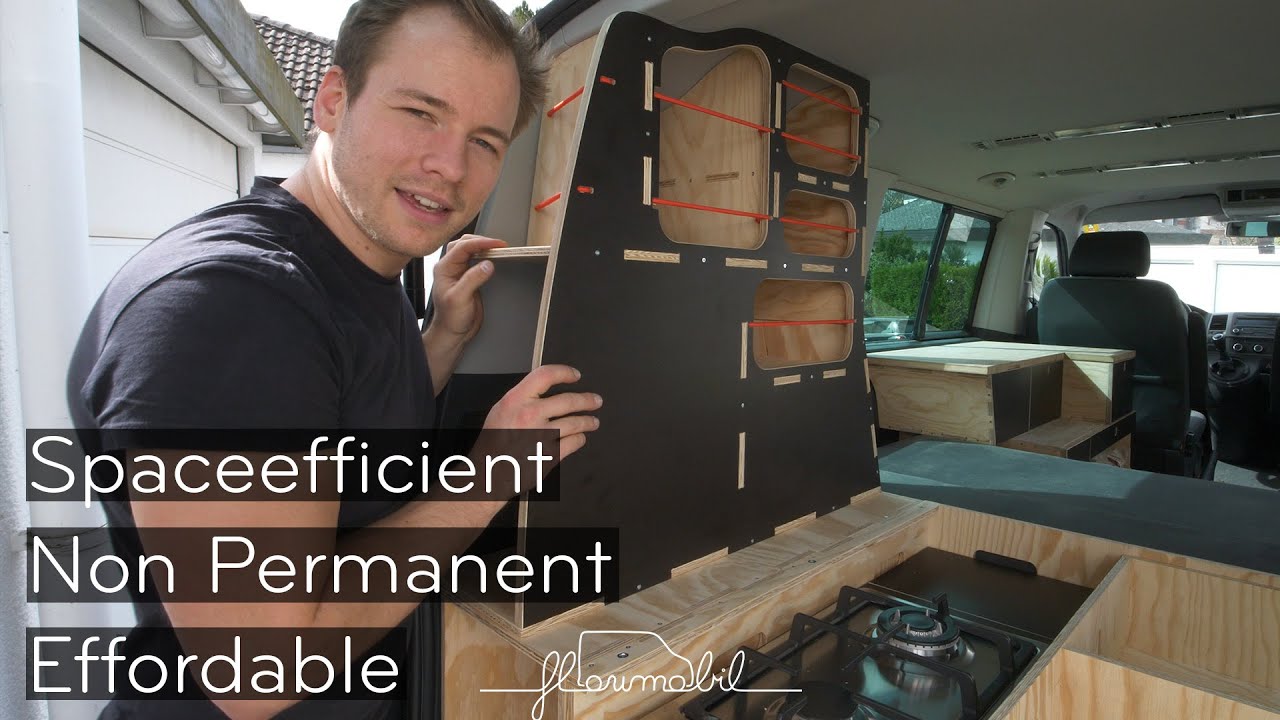 I'm building the most  space efficient - non permanent - affordable  conversion kit for Vans.