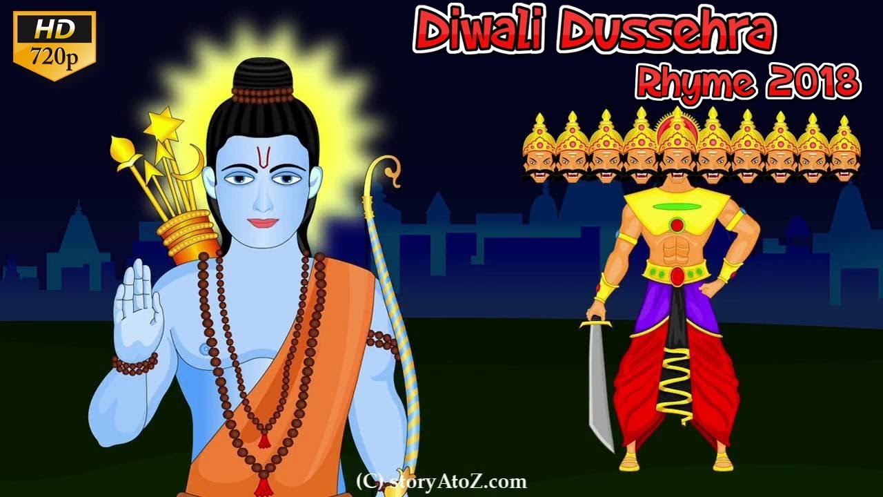 Diwali Rhyme | Dussehra Rhyme | Dussehra 2019 | Diwali 2019| StoryAtoZ.com