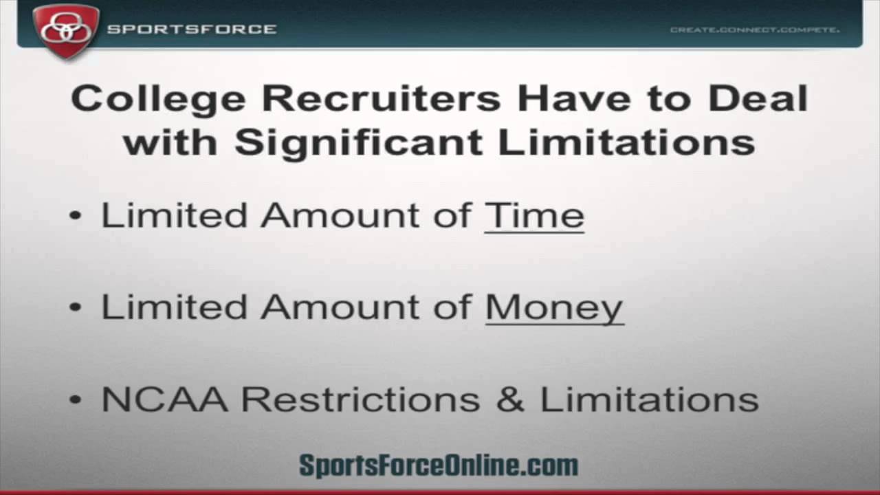 College Recruiters Limitations