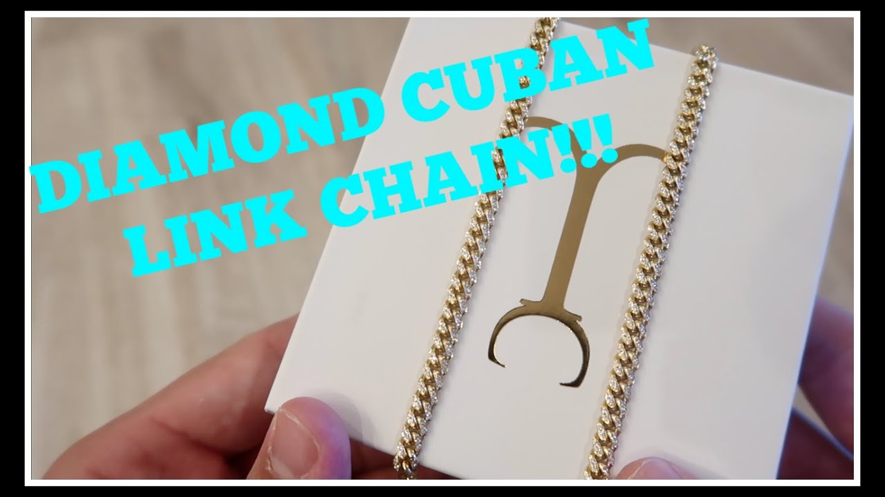 First Diamond CUBAN link chain!!!