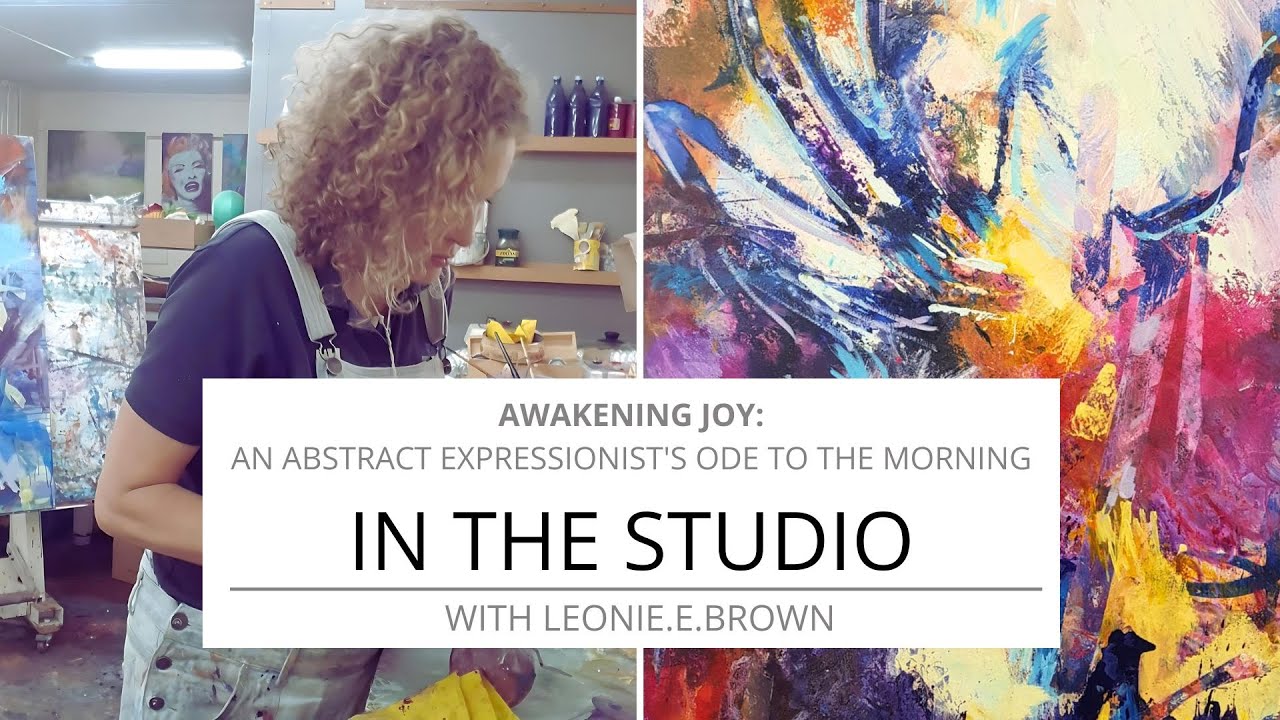 Awakening Joy: An Abstract Expressionist Ode to the Morning