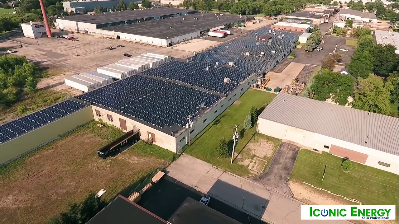 Largest Commercial Roof top solar system in Northern IL