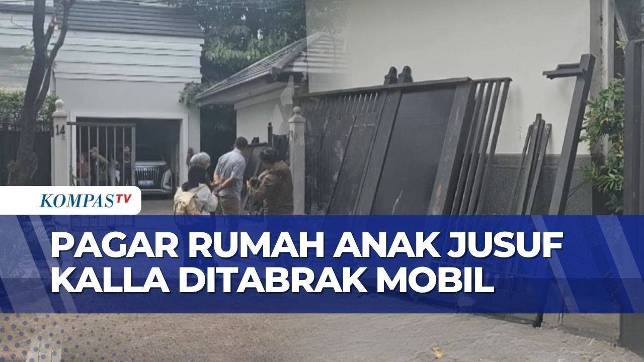 Mobil Tabrak Pagar Rumah Anak Jusuf Kalla, Polisi: Pengemudi Diduga Mabuk | KOMPAS PETANG