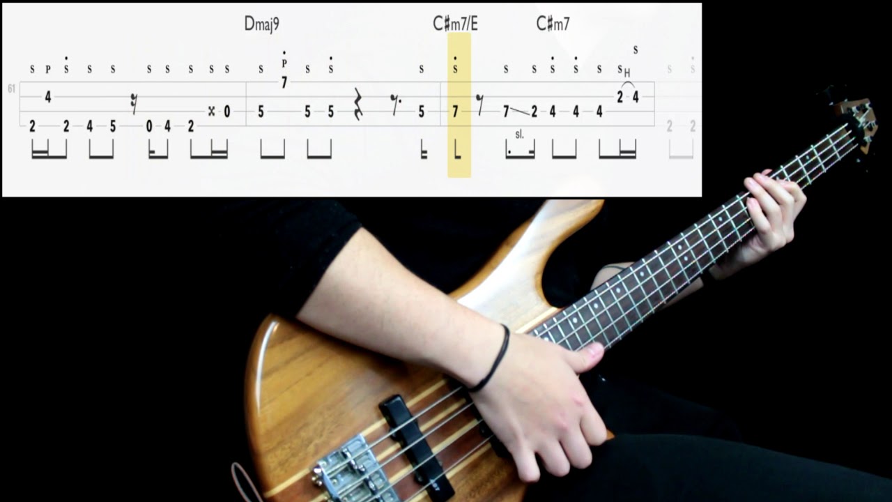 Patrice Rushen - Forget Me Nots (Bass Cover) (Play Along Tabs In Video)