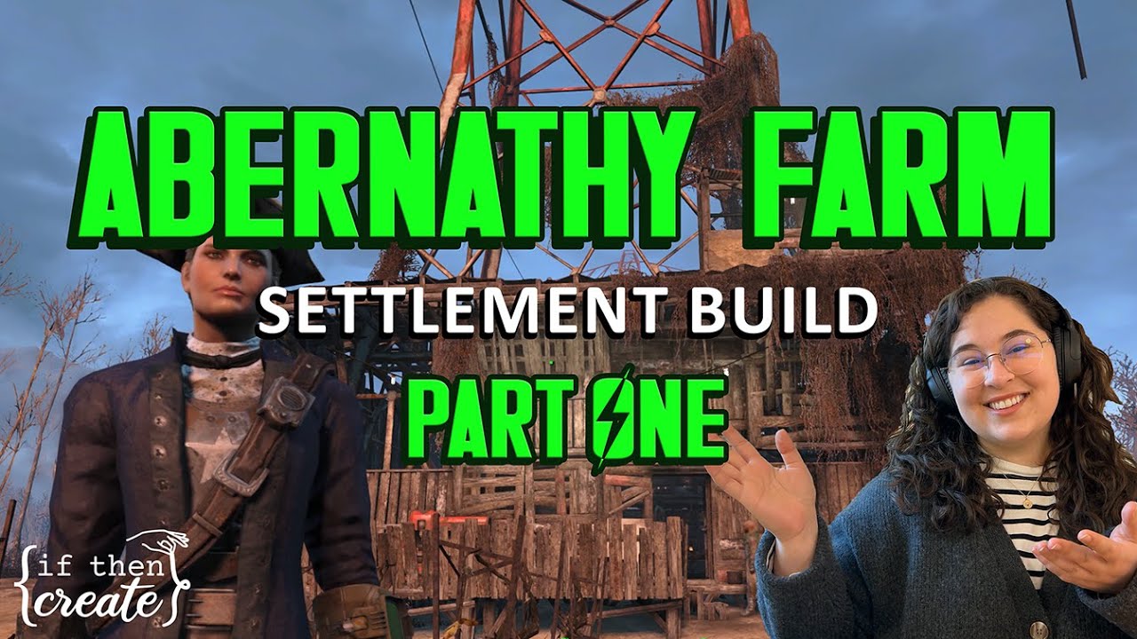 Abernathy Farm - PART ONE - a cozy fallout 4 settlement build! (no mods)