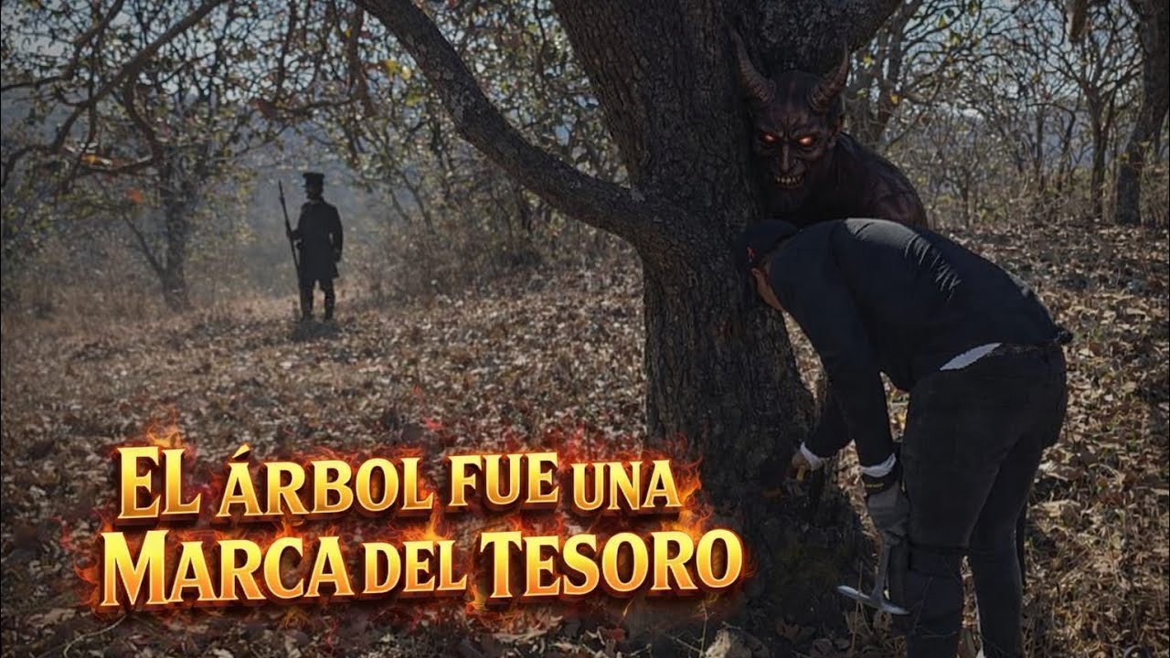 Este ÁRBOL no estaba AHÍ por casualidad  Mira lo Que ENCONTRAMOS 