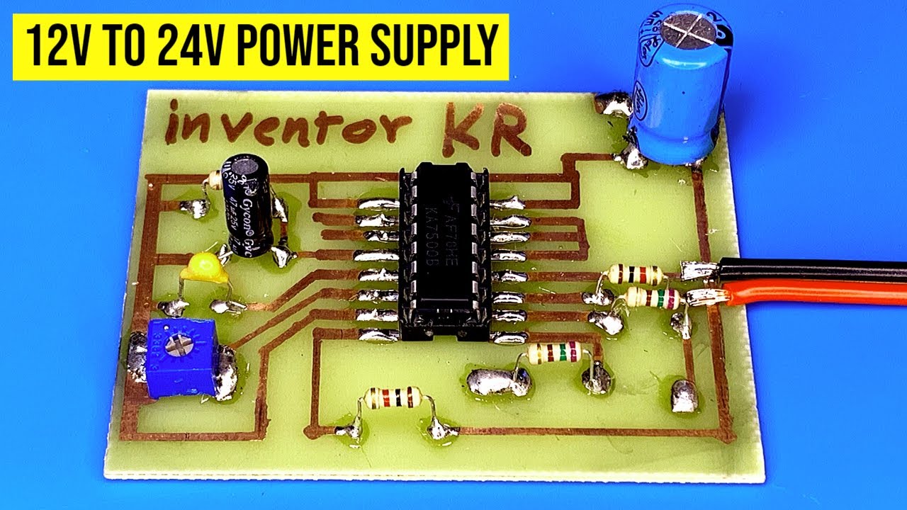 как преобразовать 12v в 24v
