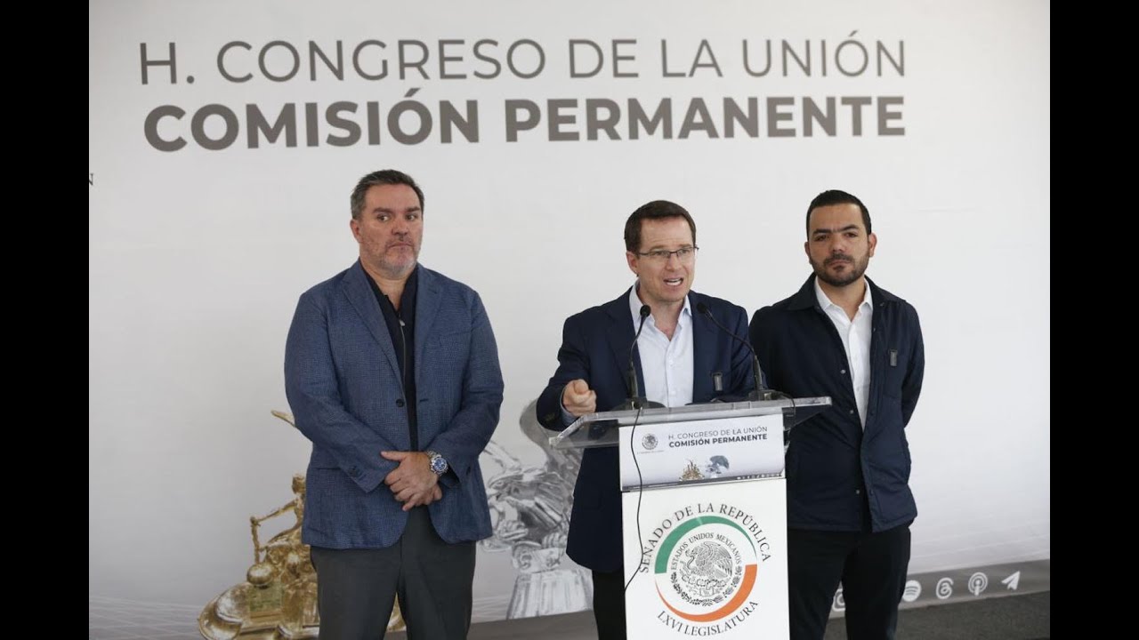 Conferencia ofrecida por los coordinadores del GPPAN en el Senado y Cámara de Diputados