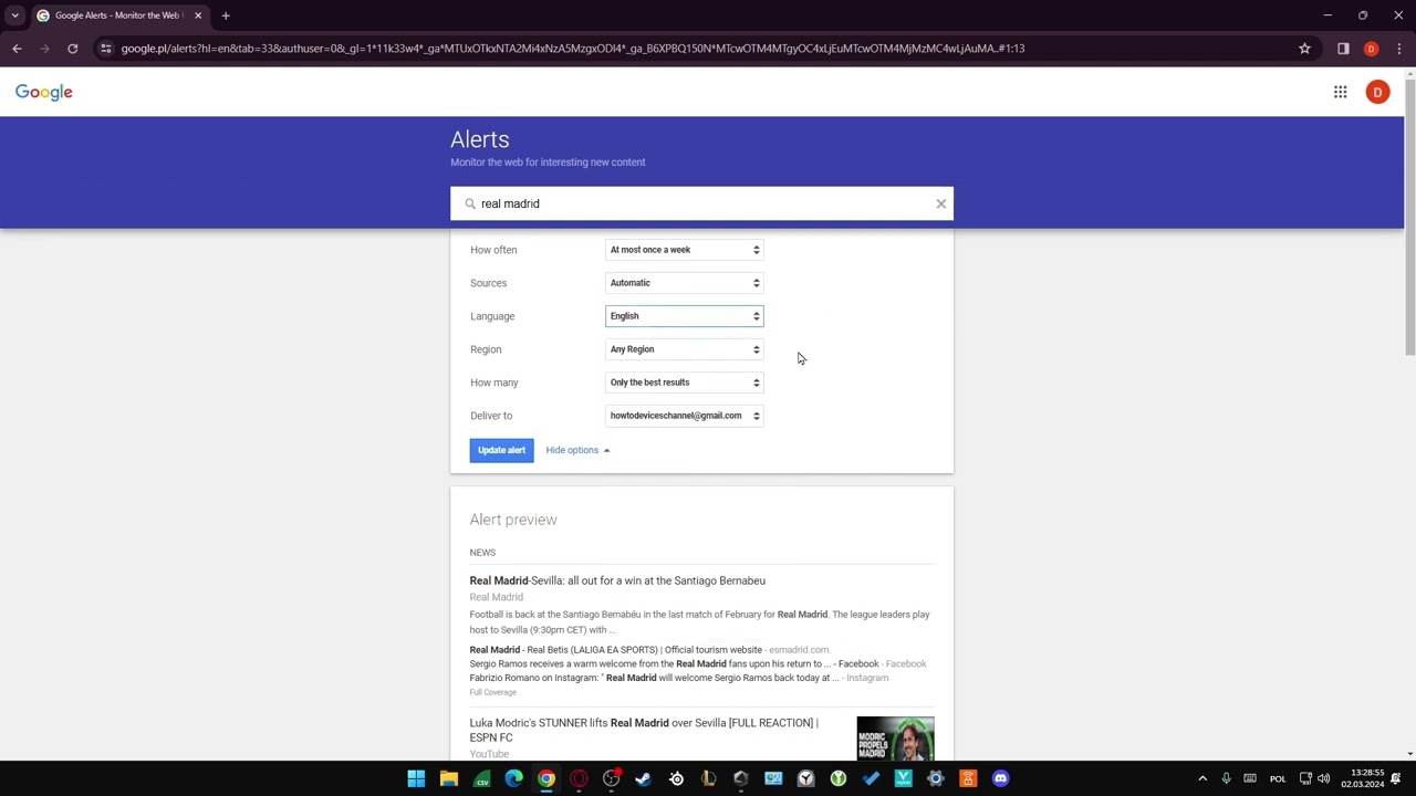How to Set Up Google Alerts?
