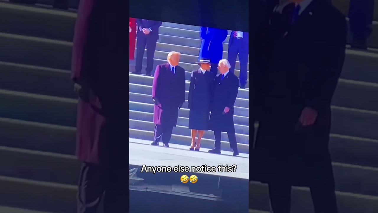 What is Biden Doing to Melania Trump?! #trump #biden #melaniatrump #usa #viralshort #inauguration