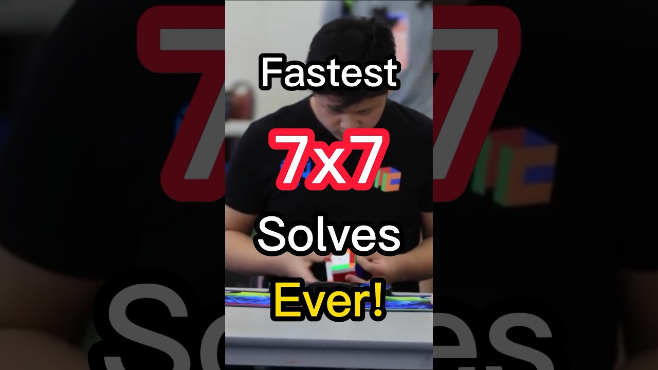 Fastest 7x7 Solves Ever!