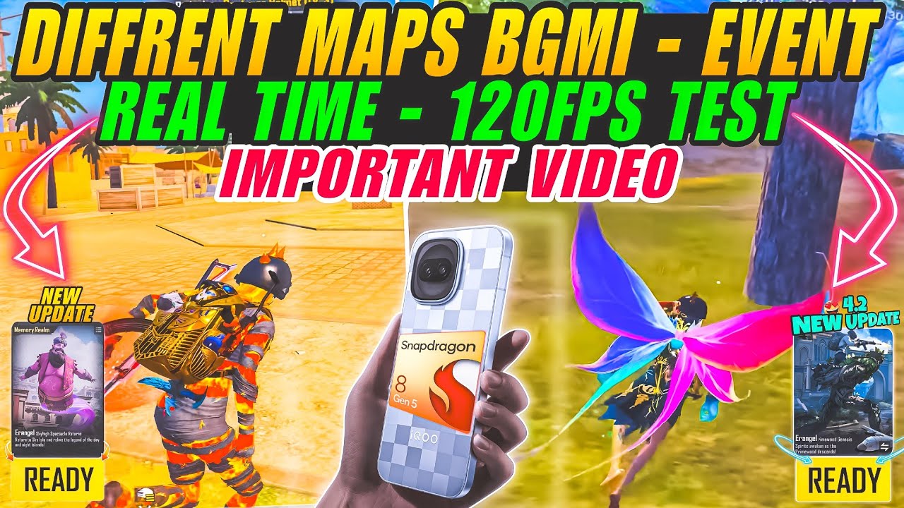 🔥iQOO 15R BGMI Gameplay: 120 FPS In Intense Lobbies (Real-Time FPS)