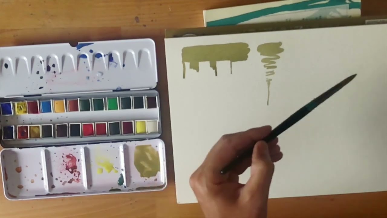 Brush Strokes with @oliverpyle-ourlandscape4442 using Aquafine Watercolour Brushes