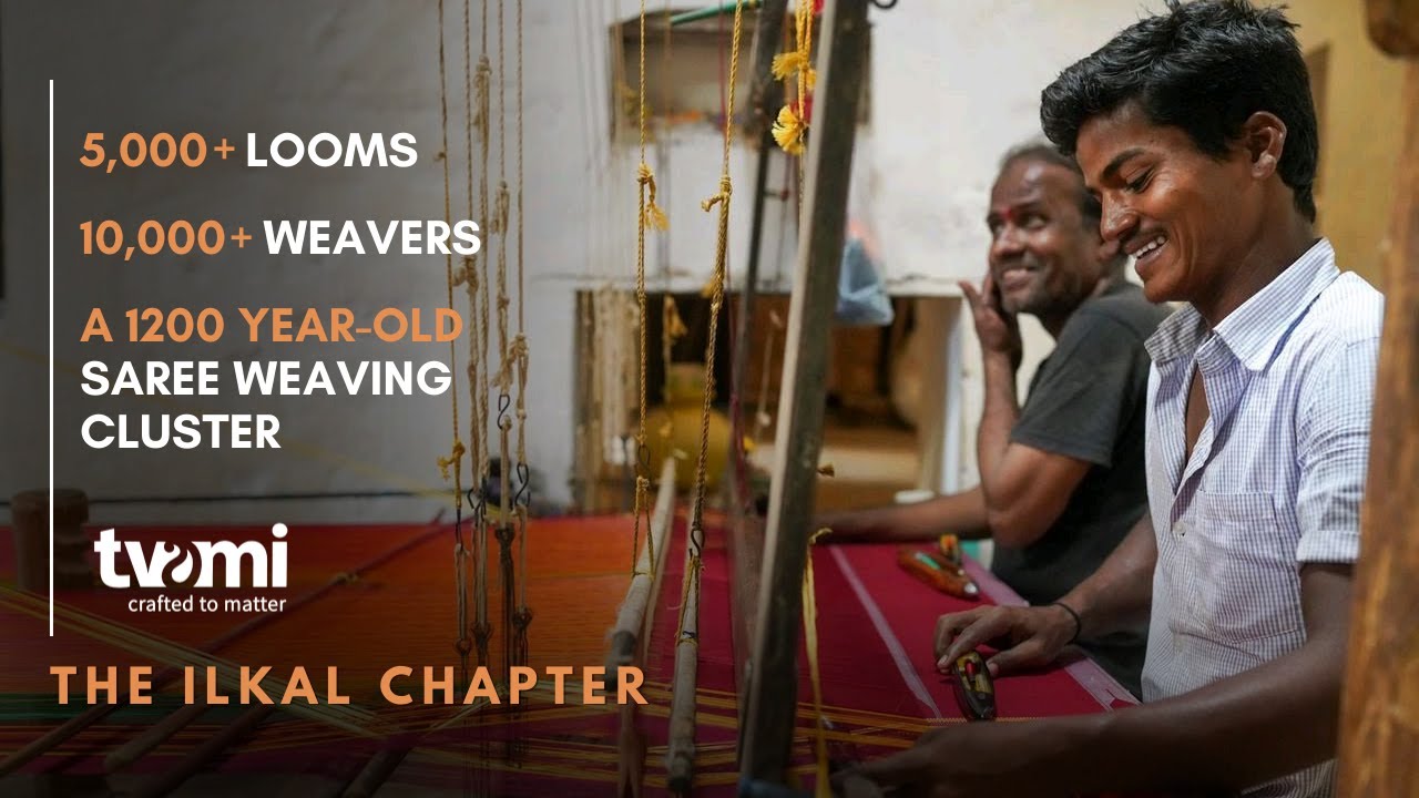 Ilkal Sarees - Celebrating Handloom Weaving in North Karnataka with @tvamicrafts1089​⁠