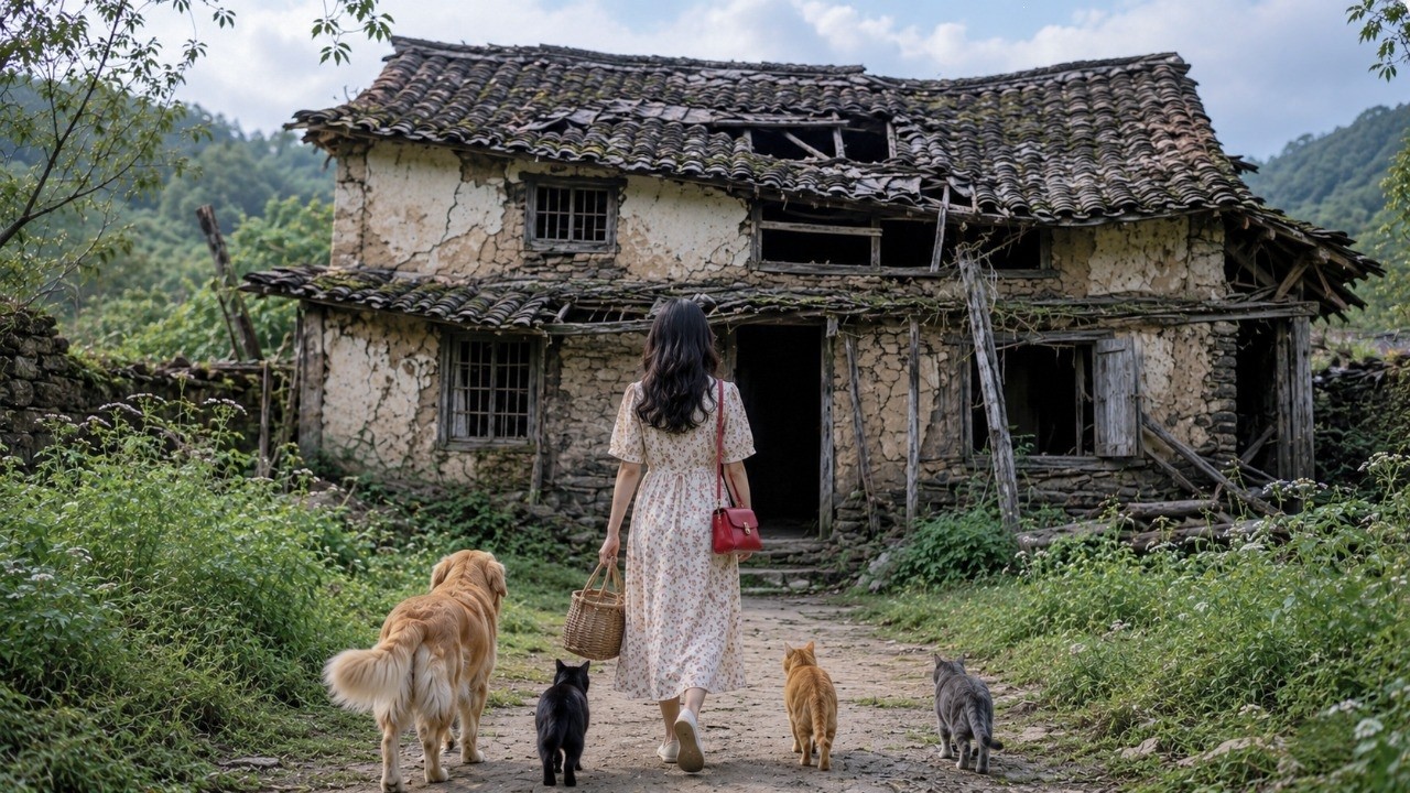 Returning Home at 40: Renovating My Childhood House with My Pets.