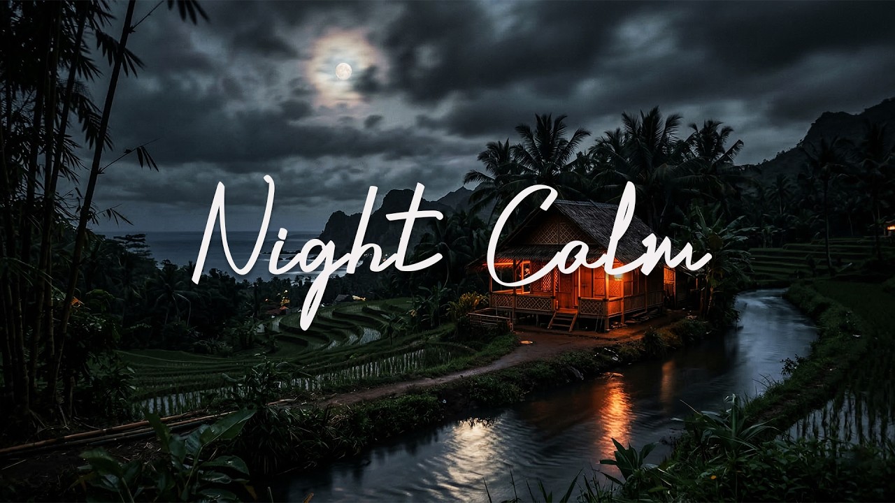 Night Calm • Relaxing Sleep Music for Anxiety & Overthinking (3 Hours)