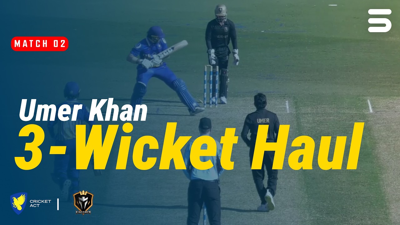 Umer Khan&rsquo;s Brilliant 3-Wicket Spell! 🎯 | ACT Comets vs Hyderabad Kingsmen |  Top End 2026 | ZP1U