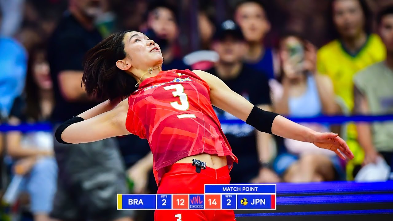 SARINA KOGA DOMINATED Against Brazil in Women's VNL 2024 !!!