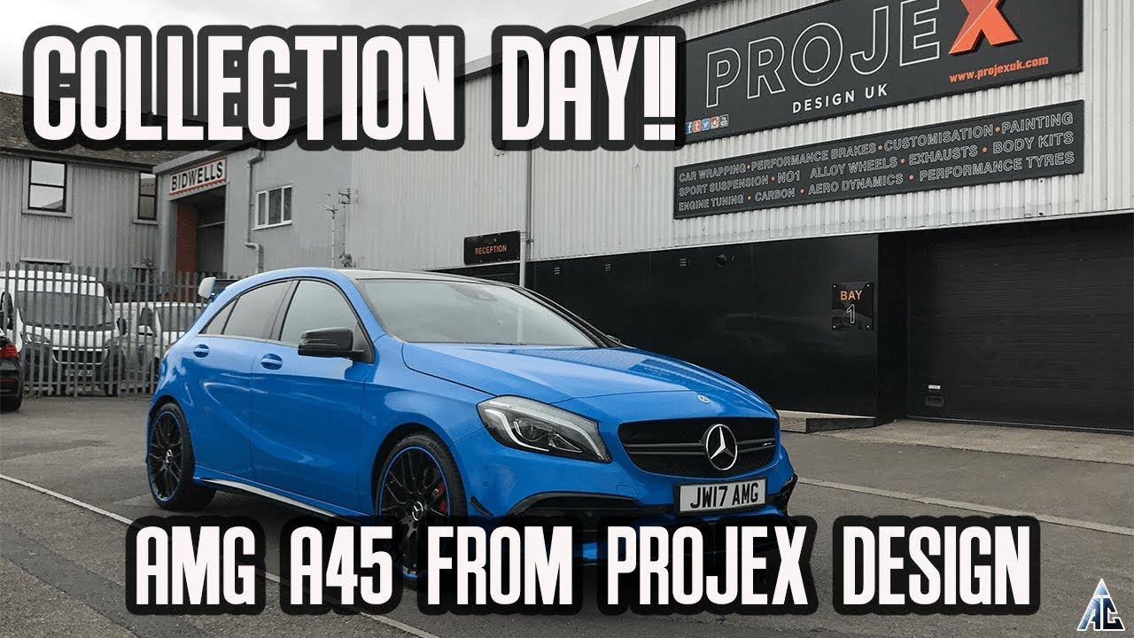 COLLECTION OF AMG A45 FROM PROJEX - WRAP AND MODS