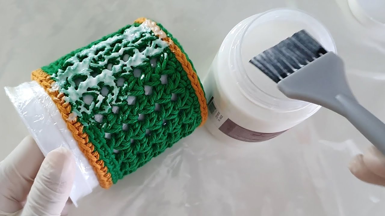 Как сделать вязание крючком более жестким