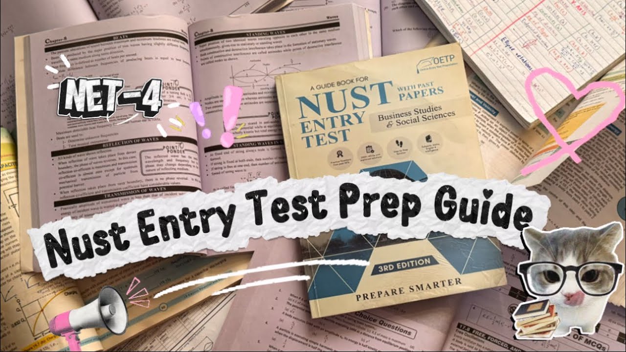 NUST ENTRY TEST!✨ Prep Guide💕 | NET-4📚| Smart Study Plan 📝 | 