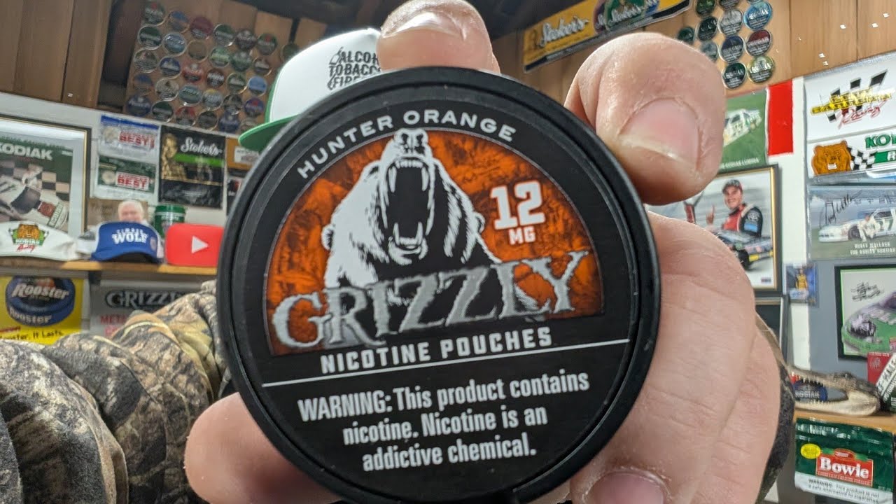 Обзор никотиновых пакетиков Grizzly Hunter Orange
