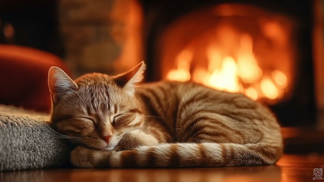 Sleepy Cat Piano 🕯 Cozy Piano Music for Anxiety, Comfort, and Sleep