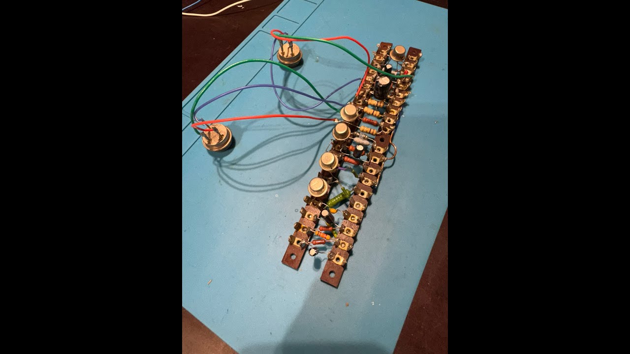 RETROWARSZTAT. Wzmacniacz germanowy Beslik wersja 2. Sukces!/Beslik germanium amplifier v2. Success!