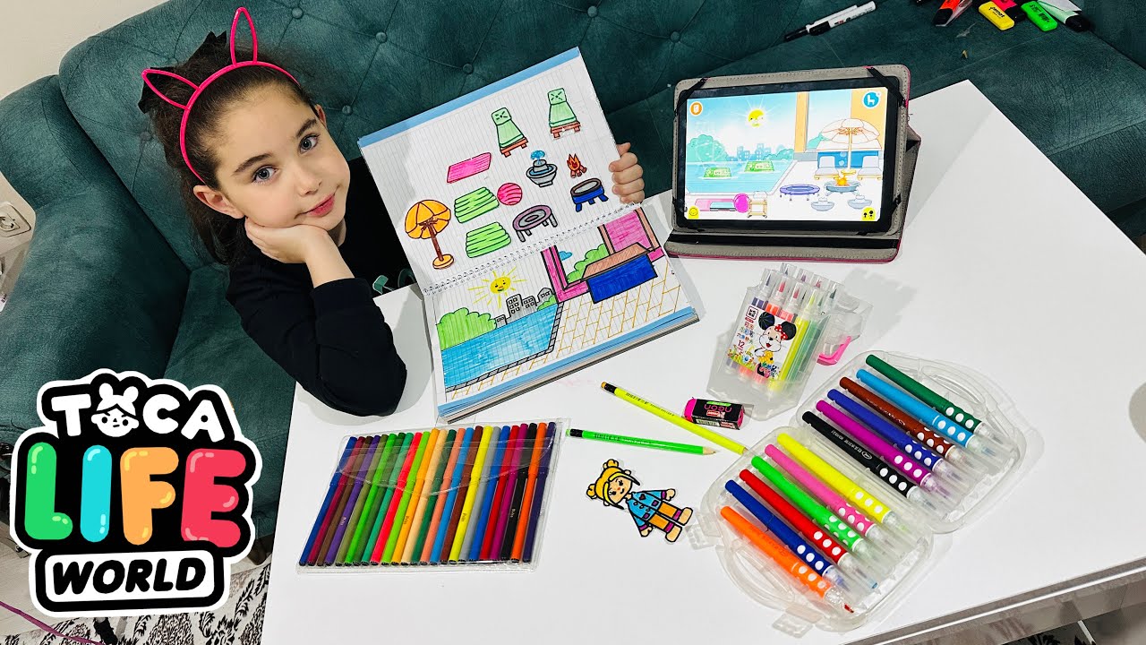 TOCA LİFE WORLD EVİ YAPIYORUZ !! ŞİMDİ SIRA HAVUZLU TERAS YAPALIM !!
