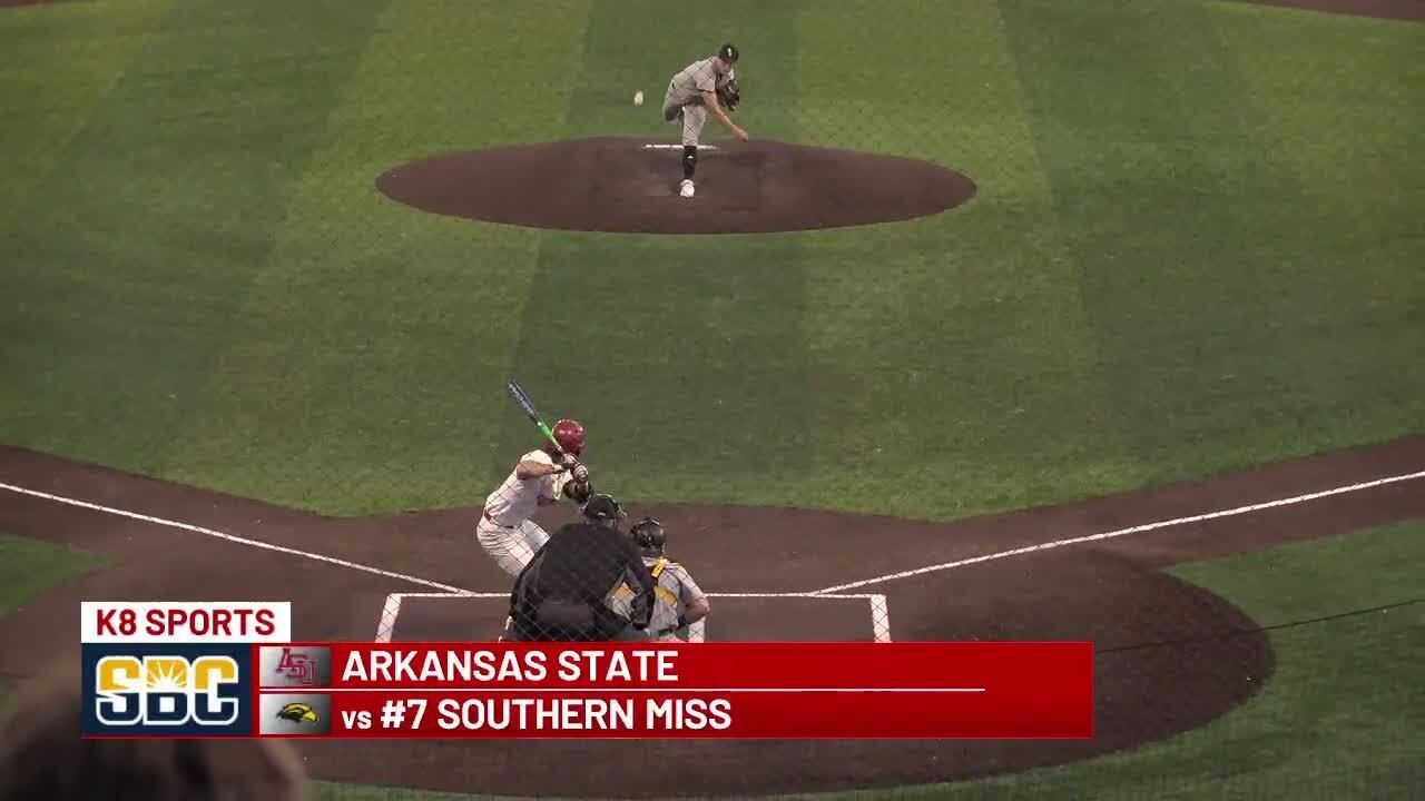 Arkansas State baseball beats #7 Southern Miss in Sun Belt opener