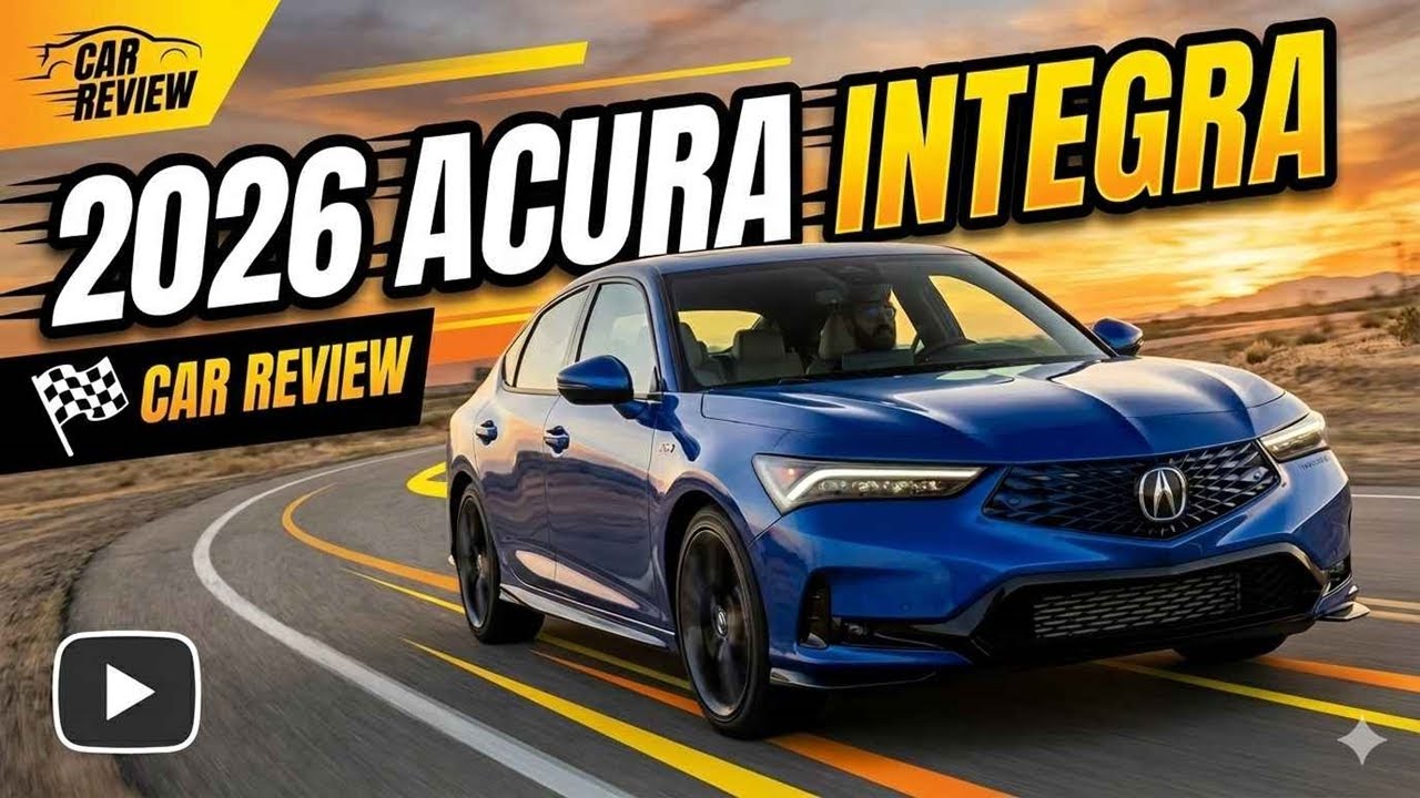 Acura Integra A 2026 с механической коробкой передач; хэтчбек для водителя, сочетающий в себе удо...