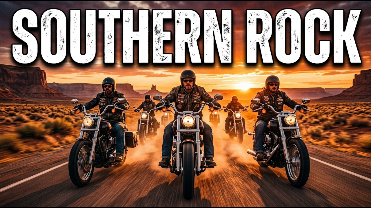 Southern Rock Brotherhood Ride – Ultimate Biker Rock Playlist (Turn It LOUD & Ride Free)