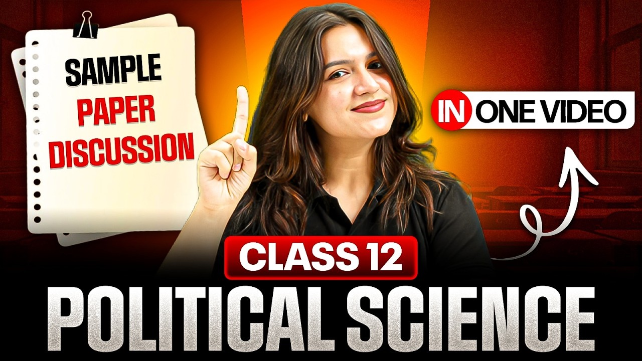 Class 12 Political Science Sample Paper 2026 | CBSE Class 12th Political Science Sample Paper
