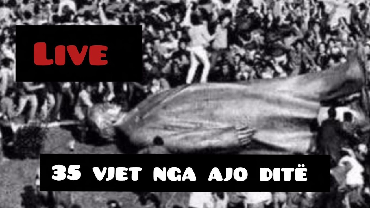 🔴Fotot e rralla nga rrëzimi i shtatores së Enver Hoxhës dhe greva e urisë. Kur historia thërret