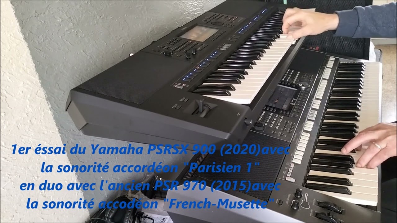 Yamaha Psr Sx 900 AND Yamaha Psr S 970 Démo FrenchMusette 2022