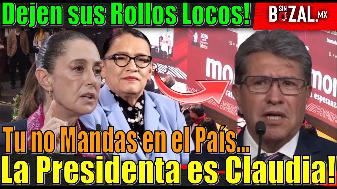 AQUÍ NO MANDA MONREAL, EXIGE A TODOS LEALTAD TOTAL A LA PRESIDENTA DE MÉXICO!