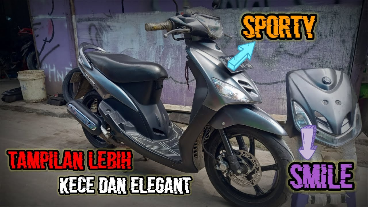 Merubah mio smile ke mio sporty dan apa saja yang perlu di rubah?