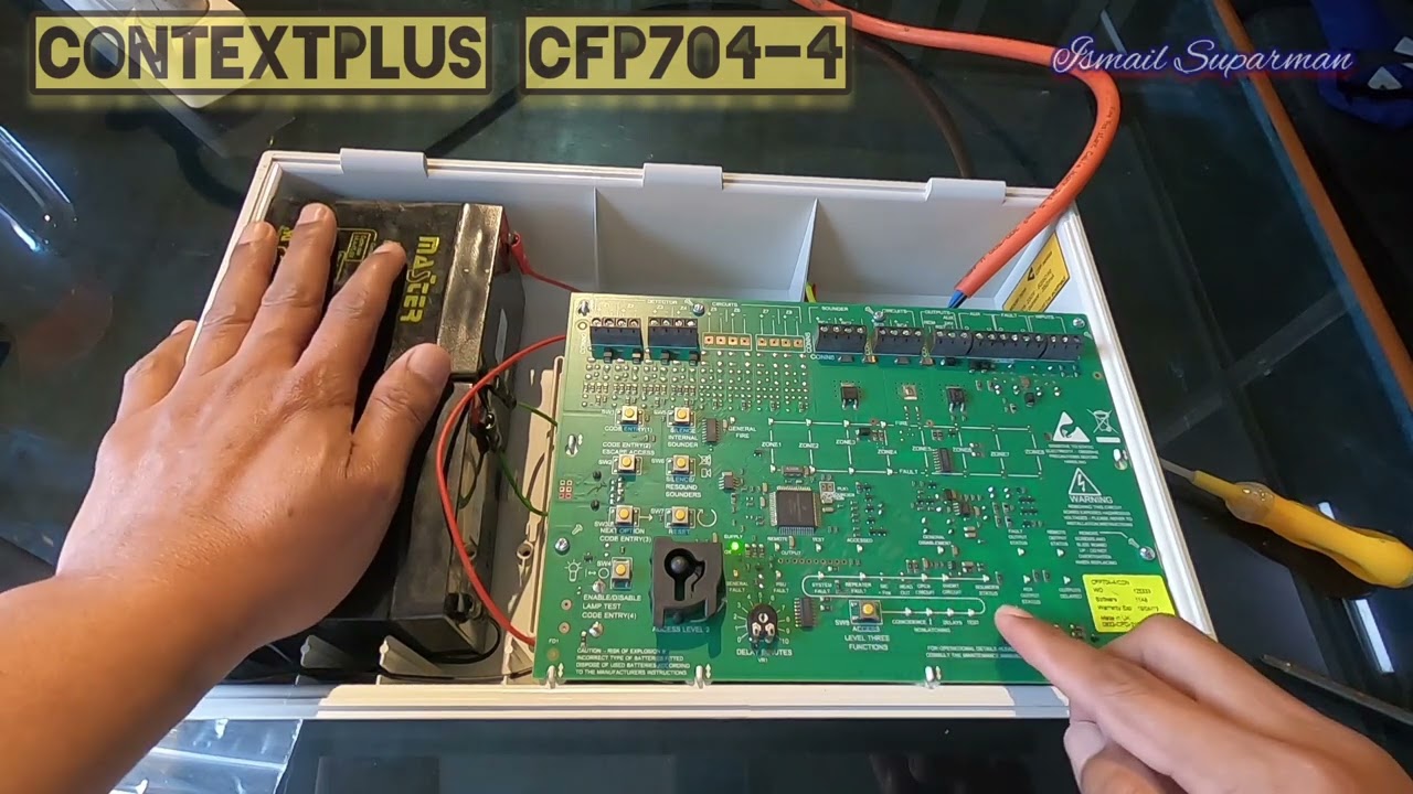 Pengenalan / Unboxing Mater Control Fire Alarm (MCFA) ContextPlus CFP704 4