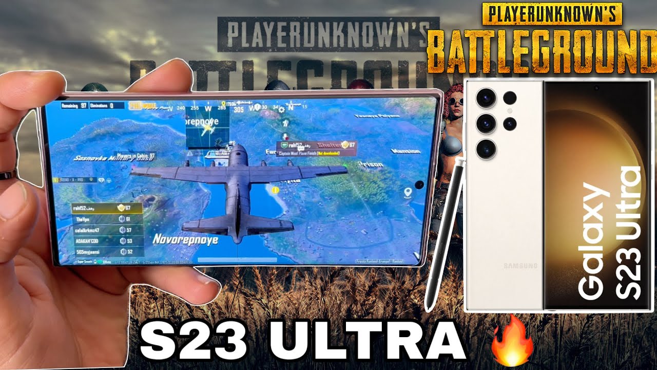 Тест Samsung S23 Ultra в PUBG 2025 | Обзор лучшей игровой производительности при 120 кадрах в сек...