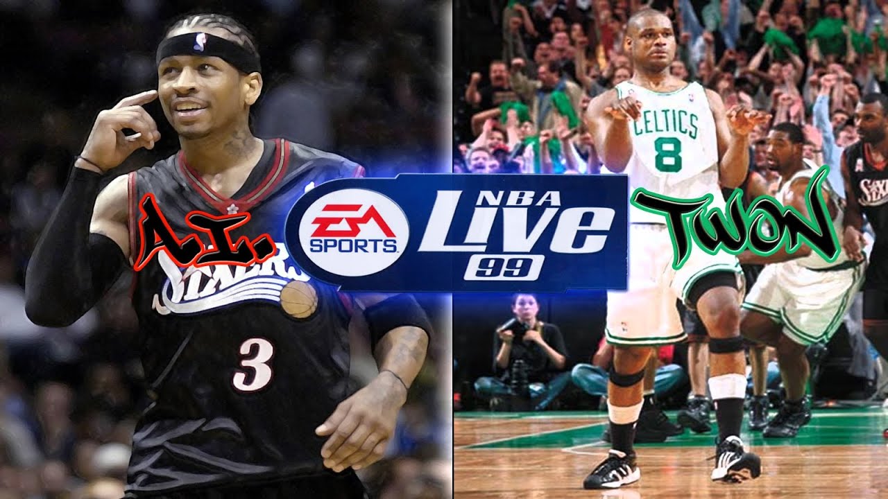 NBA Live 99 - (PS1) - Iverson vs Walker | HD Gameplay Retro Live | Ep.4