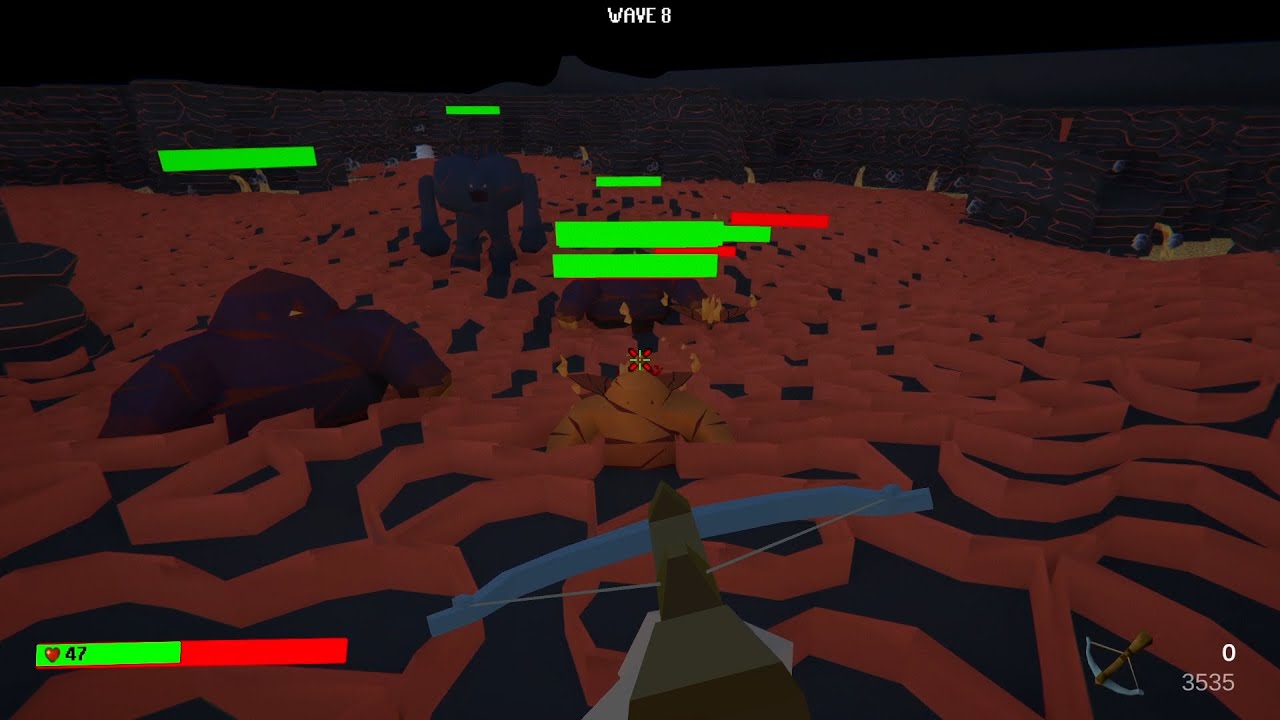 First person POV fight caves