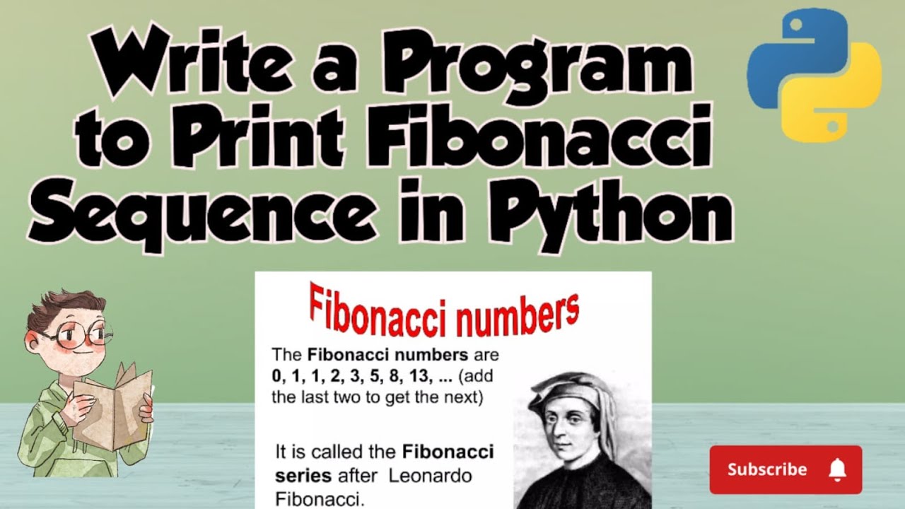 Write a Program to display Fibonacci Sequence in Python. #fyp #viral
