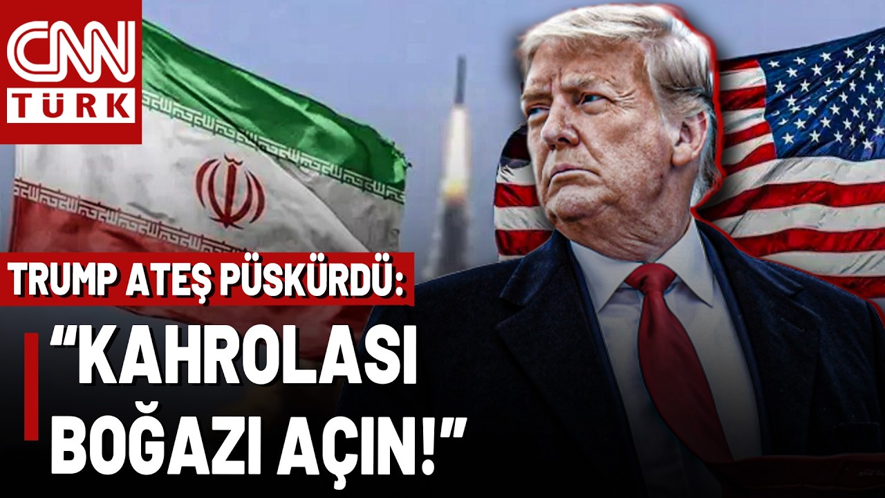 SON DAKİKA🚨Trump'tan, İran'a K&uuml;f&uuml;rl&uuml; Mesaj: 