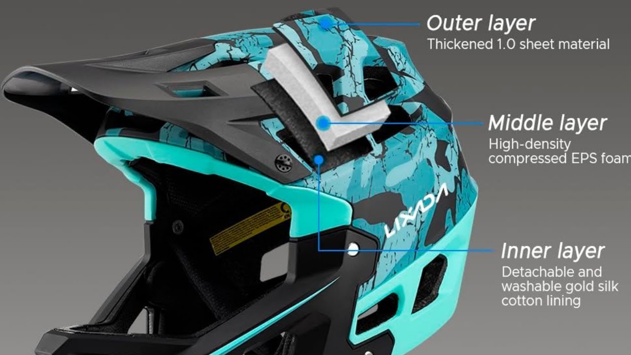 Lixada Adult Bike Helmet 🧗‍♀️ Lightweight & Comfortable for MTB & Downhill Racing!