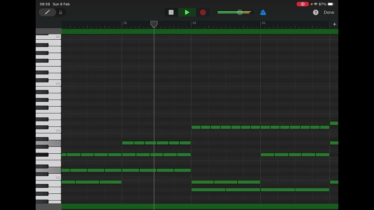 Polylylyrhythm (Escalated Mod Version) Simulated on Garage Band