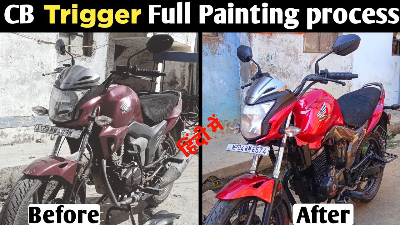 Honda CB Trigger Full Bike Painting And /Modification ?