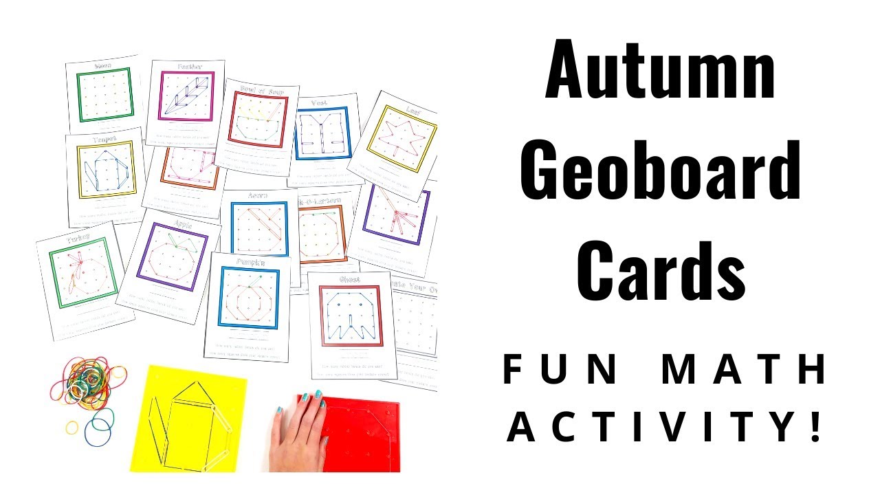 Fall Geoboard Ideas for Kids | Fun Hands-On Math Activity